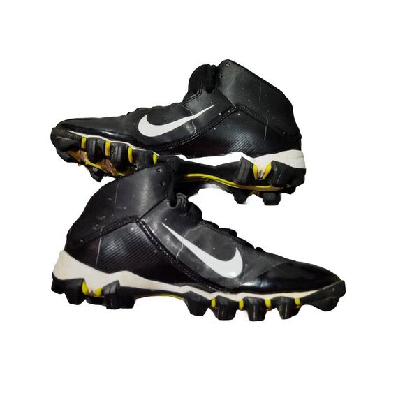 Nike Alpha Fastflex Cleats, 719953 Black/White Youth 4Y - Picture 2 of 7